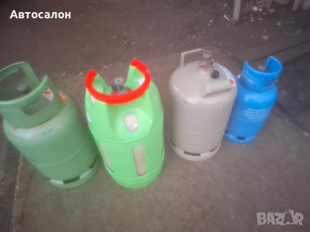 газова бутилка карбонова, метална