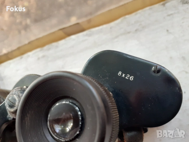 Стар немски бинокъл с калъф, снимка 2 - Антикварни и старинни предмети - 53363878