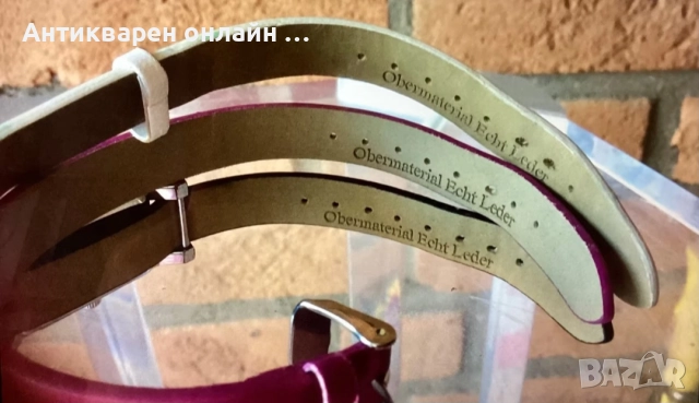 Дамски часовник +3 кожени каишки , снимка 4 - Дамски - 52874466