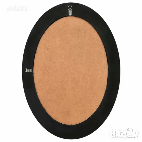 vidaXL Стенно огледало, бароков стил, 50x70 см, черно, снимка 3 - Огледала - 56146734
