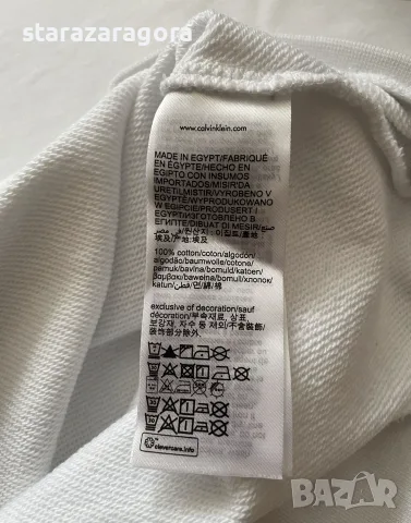 Calvin Klein Off Placement Logo XL, снимка 10 - Блузи - 56382085