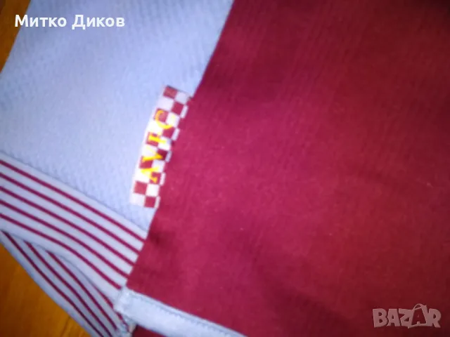 Астон Вила футболна тениска маркова на Макрон №19 Ст.Петров размер М, снимка 2 - Футбол - 47751392