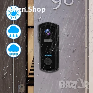 Безжичен Smart видеозвънец , звънец с камера Безжична видеокамера за врата UCOCARE , снимка 7 - Други - 51220661