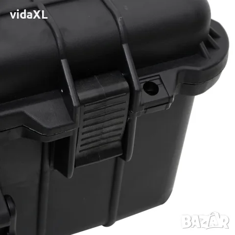 vidaXL Калъф с колела за полет, черен, 63x50x23 см, PP, снимка 8 - Куфари - 56147691