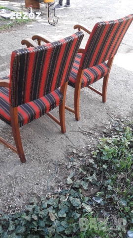 Кресла ретро масив-2бр.-№040, снимка 6 - Дивани и мека мебел - 52750485