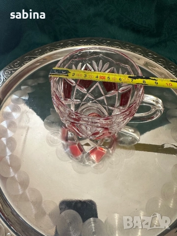 Нов сервиз Рубин на Walther glas, снимка 9 - Чаши - 52873057