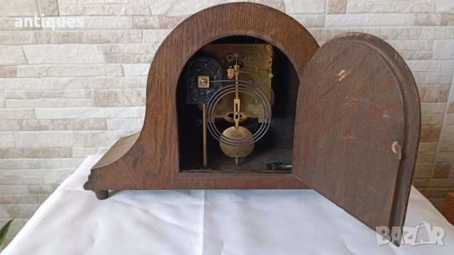 Стар каминен часовник - Foreign - Wurtemberg - Made in Germany - 1930", снимка 7 - Антикварни и старинни предмети - 53030088