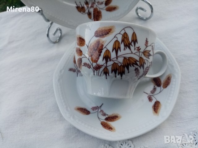 * Mitterteich Bavaria * - старинен сервиз житен клас, снимка 14 - Сервизи - 41768938