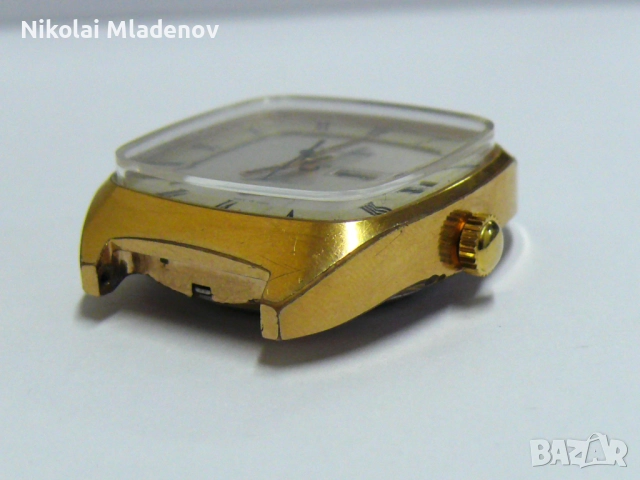 Съветски Позлатен Полет/POLJOT Автоматичен Мъжки ръчен часовник, работещ, снимка 10 - Мъжки - 51947183