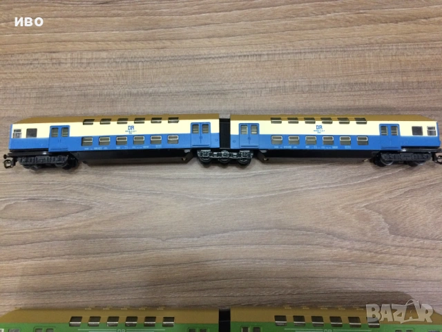 Двуетажен вагон на ВТТВ в мащаб ТТ