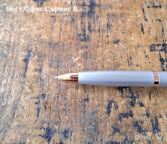 химикалка Cerruti 1881 Черути Austin Diamond сребро хром с розово злато, снимка 5 - Ученически пособия, канцеларски материали - 53337431