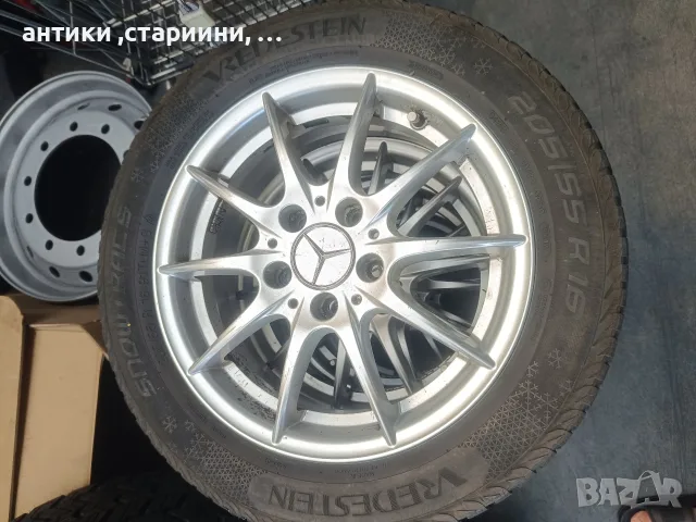 Зимни гуми с джанти 16 ски Мерцедес , снимка 3 - Гуми и джанти - 55874664