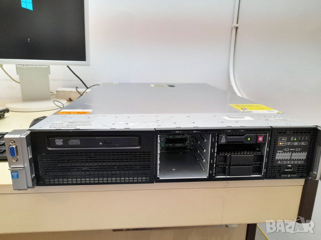 HP ProLiant DL380 Gen8 2x XEON 48 ядрен компютър с Windows 10, снимка 8 - Работни компютри - 41920667