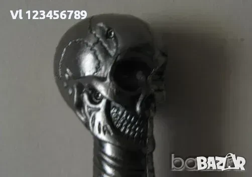 Бастун Череп, със скрит кинжал (РЕПЛИКА 1815) -, снимка 2 - Ножове - 50760026