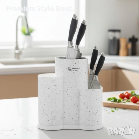 Поставка за кухненски прибори и ножове 3 в 1 Edenberg EB-5106, снимка 7 - Прибори за хранене, готвене и сервиране - 53694321