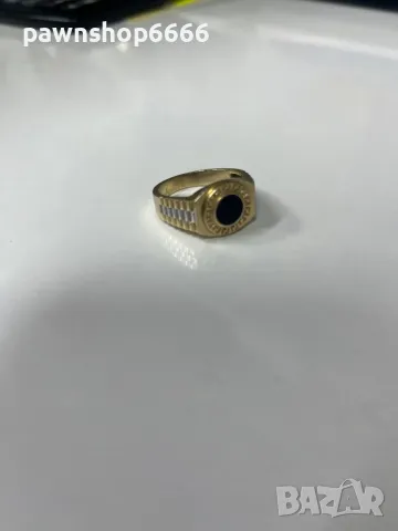 Златен пръстен 14 карата , снимка 3 - Пръстени - 48392726