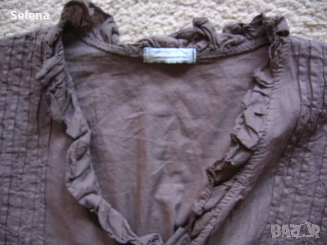 кафява риза, снимка 5 - Ризи - 49139098