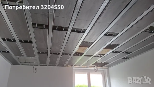  Извършвам Монтаж на гипсокартон окачени тавани алуминиева и пвц дограма бързо и коректно, снимка 14 - Майстори - 38211633