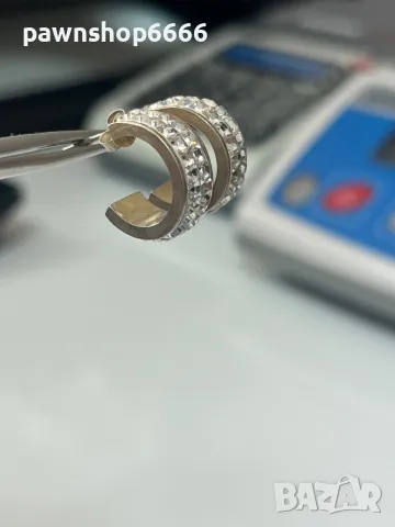 Сребърни обеци 925, снимка 3 - Обеци - 50359414