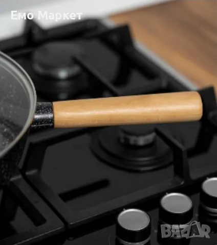 Тиган Уок с капак/без капак Goldmann GM-0130L, 30x8.5см., Лят алуминий, Керам. покр., Индукция, снимка 3 - Съдове за готвене - 49412362