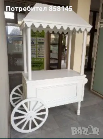 Декоративна количка, снимка 4 - Декорация за дома - 50396974