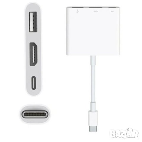 Apple USB-C Digital AV Multiport A2119 Adapter Оригинал, снимка 1
