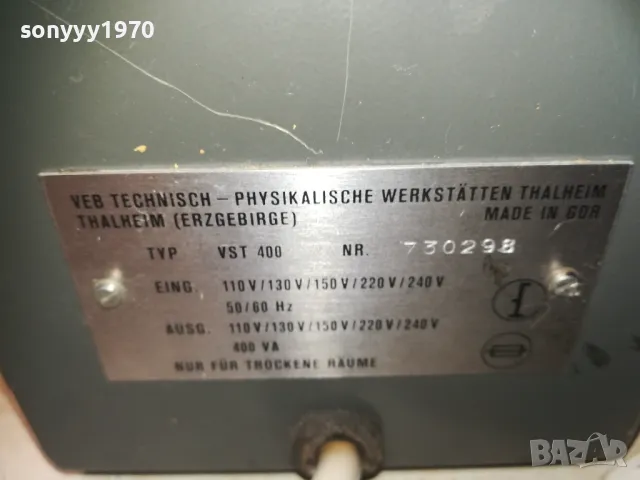 VEB VST 400 220V-110V INVERTER-ВНОС GERMANY LHD1E2309240800, снимка 16 - Друга електроника - 47326129