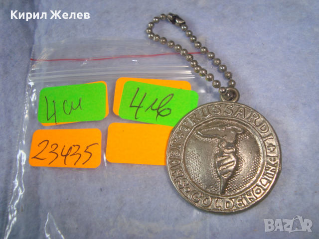 ПОСРЕБРЕН КРАСИВО ОРНАМЕНТИРАН МАРКОВ КЛЮЧОДЪРЖАТЕЛ - АРТ ВИСУЛКА 23435