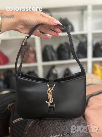 Черна чанта YSL/SG57c, снимка 2 - Чанти - 51925602