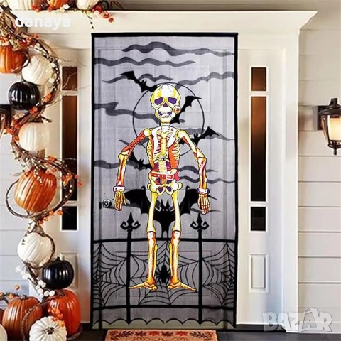 6080 Хелоуин украса за стена сглобяеми скелети 85 см, Хелоуин фигури за парти и декорация, снимка 4 - Декорация за дома - 51795382