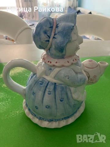 Порцеланов декоративен чайник, снимка 8 - Декорация за дома - 51170375