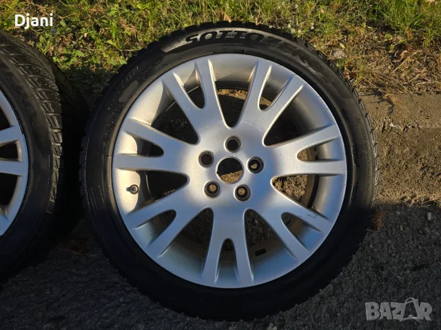Оригинални Renault Silverstone 17" 5x108 + зимни гуми 225/45 R17 - 130€, снимка 10 - Гуми и джанти - 56183788