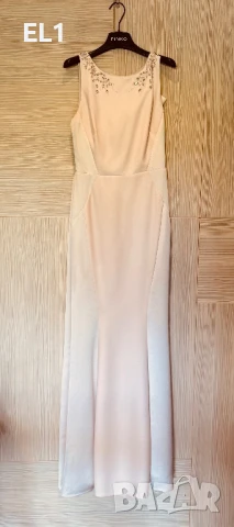 Бална рокля в бебешко розов цвят