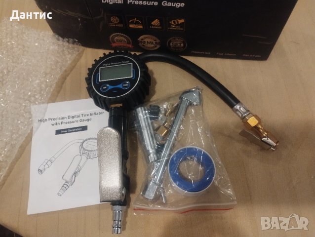 BESPORTBLE 1 Комплект манометър за бързо свързване rubor манометър за налягане в гуми LCD , снимка 2 - Аксесоари и консумативи - 44356694