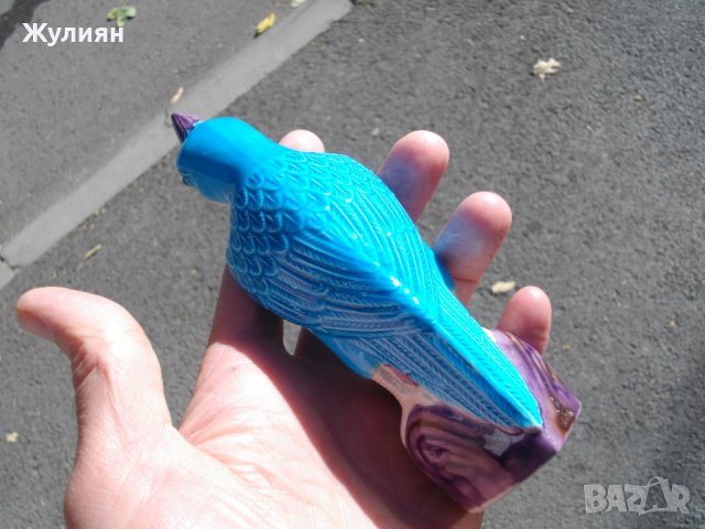 СТАР ПОРЦЕЛАН ПАПАГАЛ , снимка 5 - Антикварни и старинни предмети - 42638020