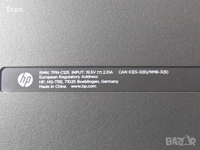 Лаптоп HP TPN- C125 , снимка 9 - Лаптопи за дома - 53473566