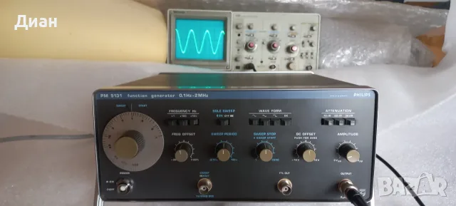 Функционален генератор Philips PM 5131, снимка 6 - Друга електроника - 55993159