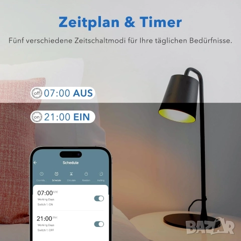 К-кт 4бр Smart Wi-Fi преходен контакт с функция електромер (измерване на консумацията), снимка 3 - Друга електроника - 52777693
