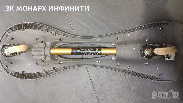 Скейтборд уейвборд Oxelo Black/Gold, снимка 3 - Скейтборд, ховърборд, уейвборд - 52862450