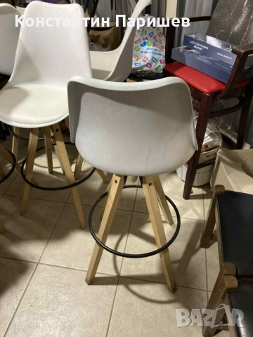 Високи бар столове, снимка 2 - Столове - 52163984