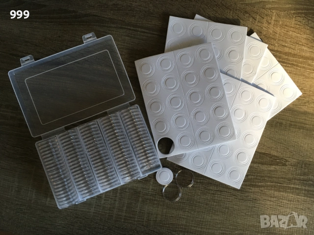 Кутия с капсули за монети с регулатор 