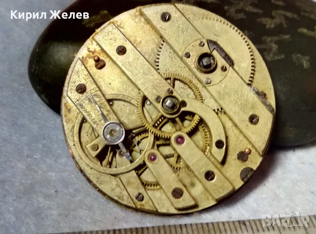 МЕХАНИЗЪМ от РЯДЪК СТАР КОЛЕКЦИОНЕРСКИ ШВЕЙЦАРСКИ ДЖОБЕН ЧАСОВНИК с РИМСКИ ЦИФЕРБЛАТ 49708