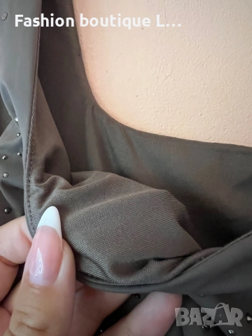 Еластични боди с камъчета отпред и отзад и подплата,за да не прозира. S / M размер ❤️❤️❤️❤️❤️❤️, снимка 6 - Бельо - 52235164