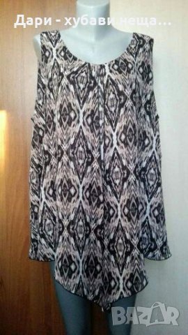 Дамска туника/топ от два пласта👗🍀XL,2XL👗🍀арт.3062, снимка 2 - Туники - 33996708