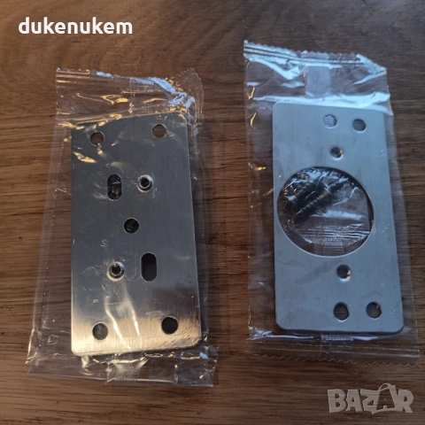 Комплект плочи за ремонт на панти – 8 бр. + 48 винта, снимка 10 - Шкафове - 53333562