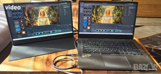 ASUS ROG Zephyrus Ryzen 7 4800HS 40GB RAM Ултрабук + бонус втори дисплей