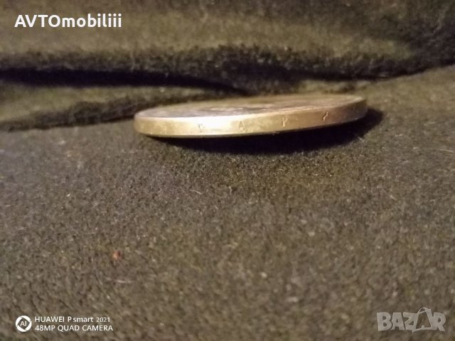 Хубаво копие на 5 лева 1885 г със сребърно покритие не магнитно , снимка 8 - Нумизматика и бонистика - 40501421