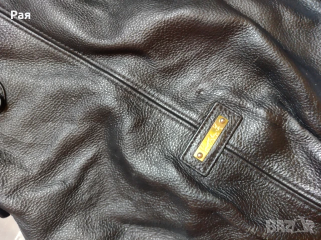 Кожена дамска голяма чанта в цвят черен Cristhelen B, снимка 4 - Чанти - 50665342
