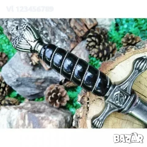 Кинжал - репродукция от втората световна война,с елементи и символи свързани с 3-ти Райх - хитлерист, снимка 2 - Колекции - 52293569