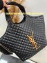 Луксозна Черна чанта /реплика YSL кодDS- PF202, снимка 5